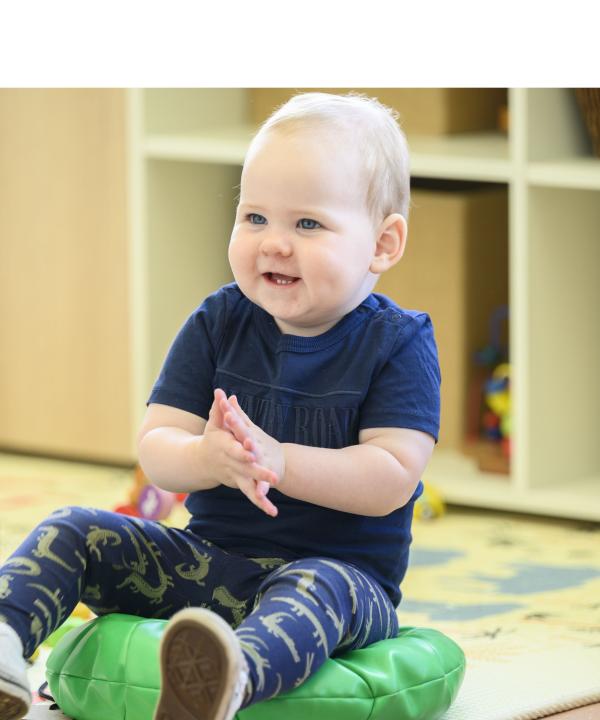 child in creche