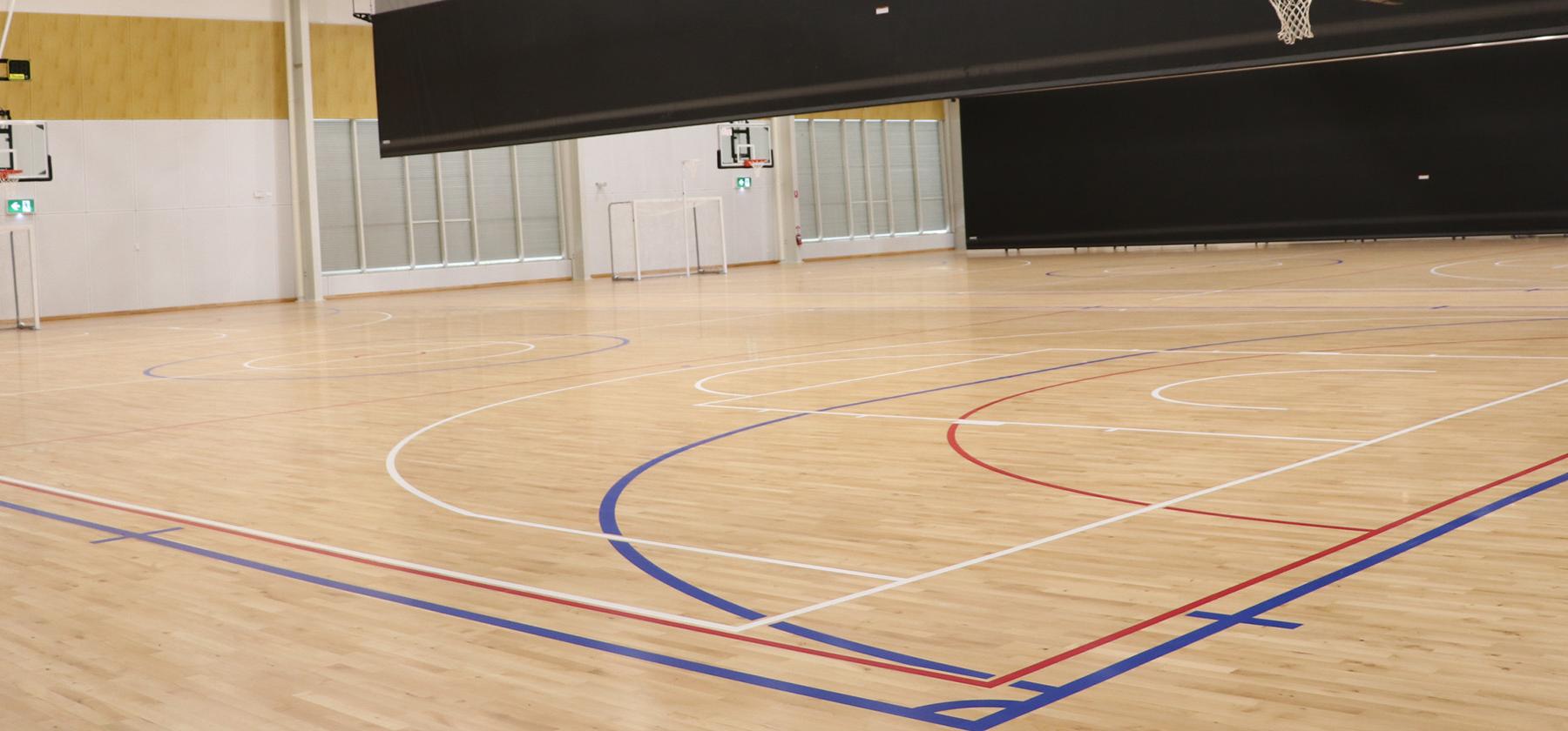 Indoor court at Concord Oval recreation centre